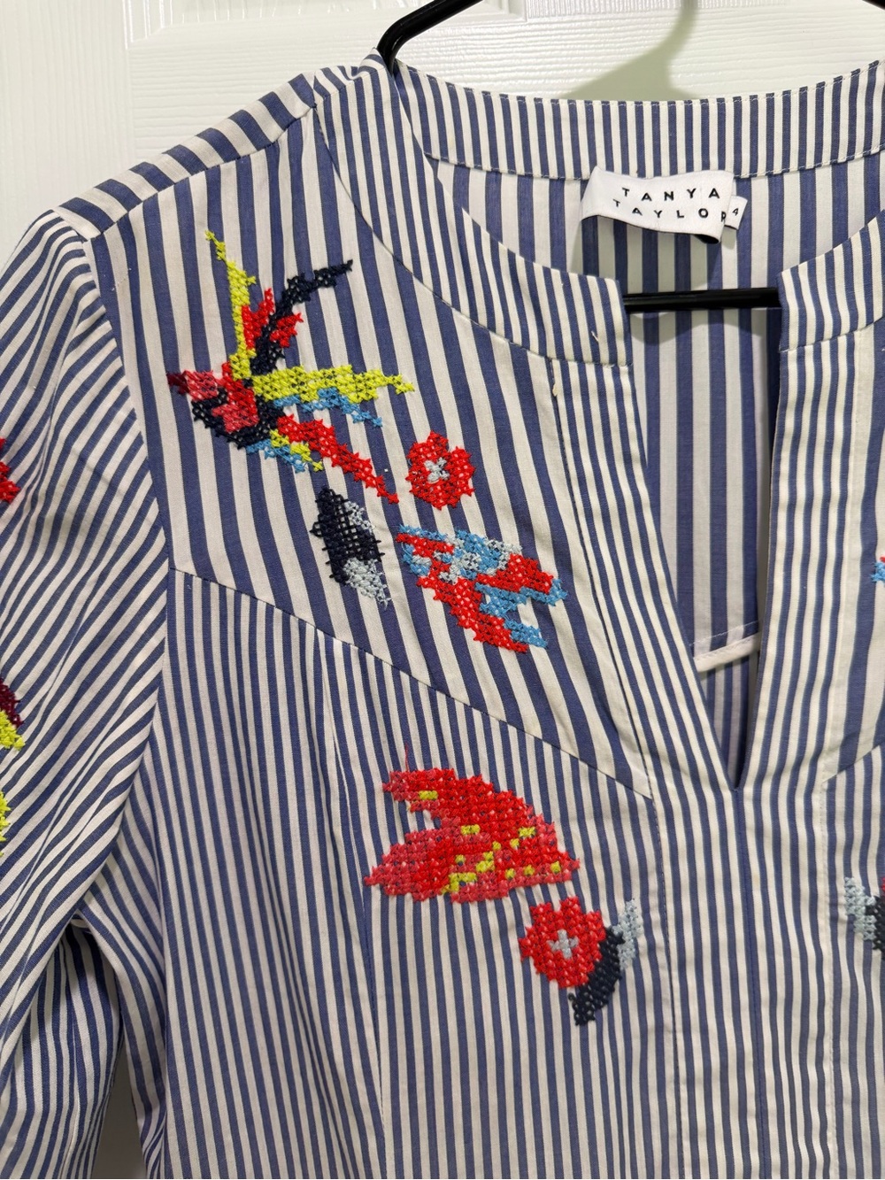 Tanya Taylor Caro Embroidered Dress - Picture 7 of 16